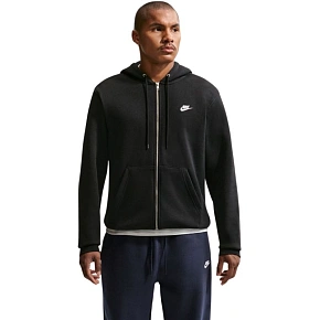 Pánská mikina Nike Club BB FZ Hoodie, černá, FN3861 010 S