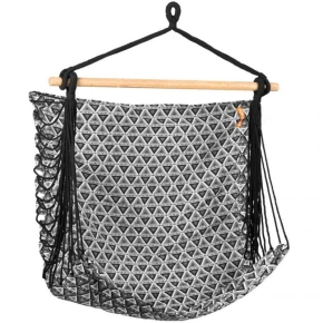 Houpací křeslo Spokey Bench Etno BK/WT 921916