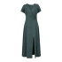 Dámské šaty SA562 tm. zelená - Karko