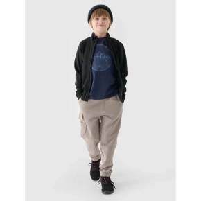 Chlapecký běžný fleece se stojáčkem 4F Junior 4FJWMM00TFLEM245-20S Chlapecký běžný fleece se stojáčkem 4F Junior 4FJWMM00TFLEM245-20S