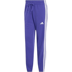 Dámské kalhoty adidas Essentials 3-Stripes French Terry Cuffed fialové KF8340