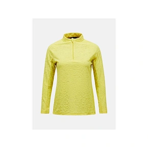Dámská mikina PEAK PERFORMANCE W Discover Midlayer, žlutá Dámská mikina PEAK PERFORMANCE W Discover Midlayer, žlutá