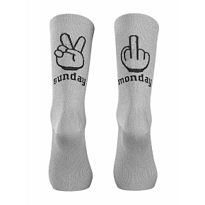 Cyklistické ponožky NORTHWAVE Sunday Monday Sock, šedé