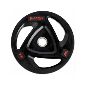 Pogumovaná olympijská deska 25 kg HMS TOX25