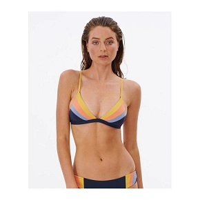 Podprsenka RIP CURL Melting Waves Fixed Tri, tmavě modrá