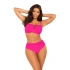 Dámské dvoudílné plavky Fashion 32 S1002N3-2 neon. růžové - Self