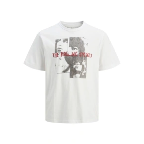 Jack&Jones Rolling Stones tričko JPRBLUSTONES SS TEE 12284292 WHITE