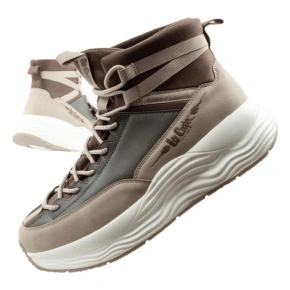 Lee Cooper dámské sportovní boty tenisky módní pohodlné za kotník béžové dámské