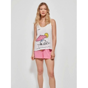 Dámské pyžamo Snoopy 2/20163S růžové - Gisela