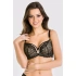 Dámská podprsenka JULIA 19168 Černá s béžovou - Mediolano