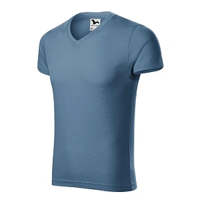 Pánské tričko slim fit M MLI-14660 petrolejové - Malfini