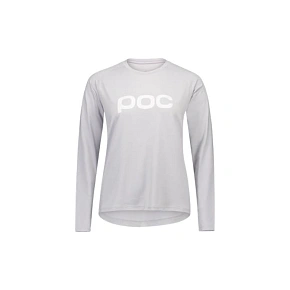 Cyklistické tričko POC W's Reform Enduro Jersey, světle šedé