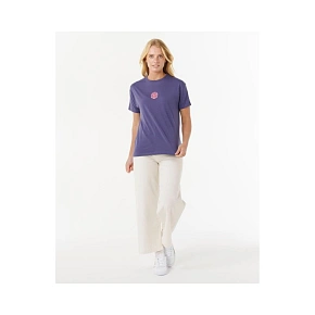 Tričko RIP CURL ICONS OF SURF RELAXED TEE, modré Tričko RIP CURL ICONS OF SURF RELAXED TEE, modré