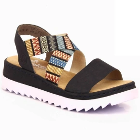 Sandály Rieker V44G8-14 W RKR533A