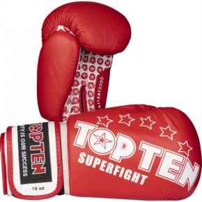 Boxerské rukavice TOP TEN RTT-10 SUPERFIGHT 3000 STARS (WAKO APPROVED new)