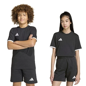 Adidas dětské tričko Entrada 26 Tee černé JZ6671 Adidas dětské tričko Entrada 26 Tee černé JZ6671