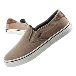 Pánská sportovní obuv Wrangler Calypso trainers Slip-On brown comfortable Pánská sportovní obuv Wrangler Calypso trainers Slip-On brown comfortable