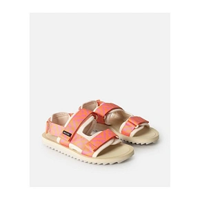 Plážové žabky RIP CURL Newquay Bloom Open Toe-Girl, tyrkysové Plážové žabky RIP CURL Newquay Bloom Open Toe-Girl, tyrkysové