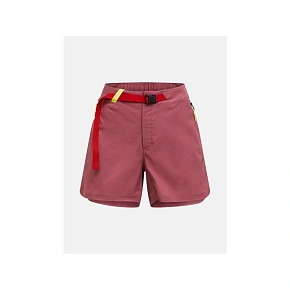 Dámské šortky PEAK PERFORMANCE Iconiq Tech Shorts, červené