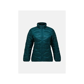 Dámská péřová bunda PEAK PERFORMANCE W Helium Down Jacket, zelená barva Dámská péřová bunda PEAK PERFORMANCE W Helium Down Jacket, zelená barva