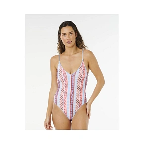 Dámské plavky RIP CURL Coastal Instinct Cheeky 1Pc, vícebarevné Dámské plavky RIP CURL Coastal Instinct Cheeky 1Pc, vícebarevné