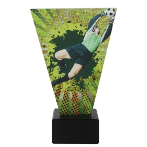 Skleněná fotbalová trofej Triumph