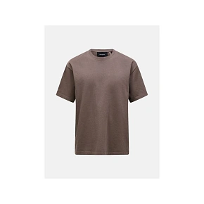 Pánské tričko PEAK PERFORMANCE M Heavy Cotton Tee, hnědé Pánské tričko PEAK PERFORMANCE M Heavy Cotton Tee, hnědé