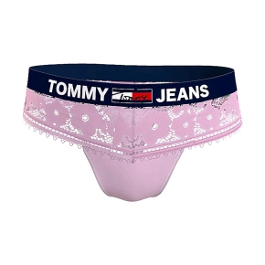 Dámská tanga Jeans Lace UW0UW03950-TOB - Tommy Hilfiger