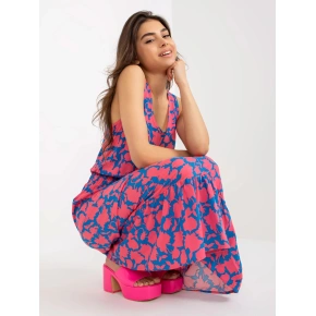 Dámské šaty D73771R30391A růžovo-modré - FPrice
