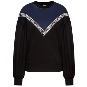 KARL LAGERFELD DÁMSKÁ DVOUBAREVNÁ MIKINA S LOGEM