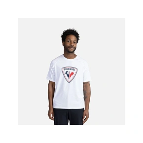 Pánské tričko ROSSIGNOL Westweg Shield Tee, bílé