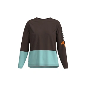 Cyklistické tričko POC W's Motion Air L/S Jersey, hnědé
