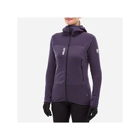 Dámská mikina MILLET Fusion Grid Hoodie ve fialové barvě Dámská mikina MILLET Fusion Grid Hoodie ve fialové barvě