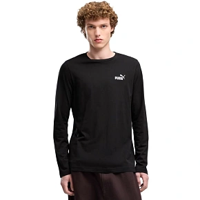 Pánské tričko Puma ESS No. 1 Logo Longsleeve Tee, černé, 682546 01 Pánské tričko Puma ESS No. 1 Logo Longsleeve Tee, černé, 682546 01