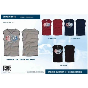 LEONE pánské tílko LSM979/S16 černá "L"