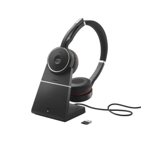 Jabra Evolve 65 MS Stereo sluchátka do uší Link370