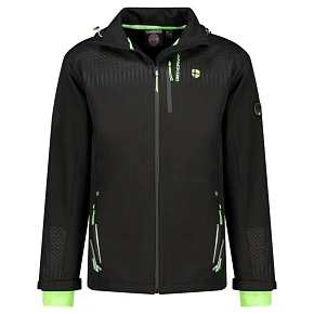 Geographical Norway Pánská softshellová bunda Trelino Black-Green Db Men 0124 black / green (WZ8556H/GN-Black / Green)