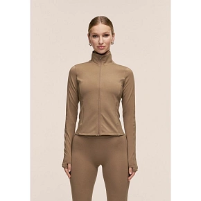 Dámská bunda CASALL Soft Touch Zip Jacket, zelená barva Dámská bunda CASALL Soft Touch Zip Jacket, zelená barva