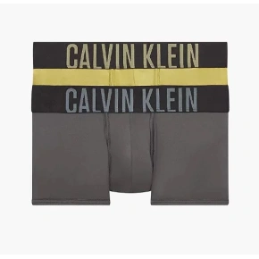 Boxerky 2 pack NB2599A 6HH šedá/khaki - Calvin Klein