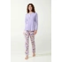 Bavlněné pyžamo Lavender Sweet 21300 - Vamp