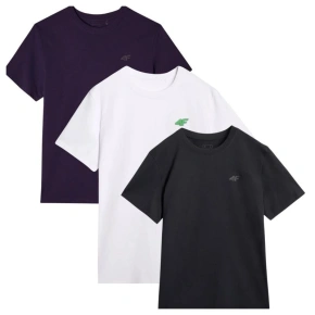 Trička 4F M 4FWSS25TTSHM3965-95S pánské Trička 4F M 4FWSS25TTSHM3965-95S pánské