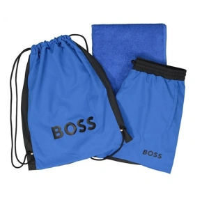 Pánské šortky BOSS Beach Set Medium Blue pool blue/black (50516178-423)