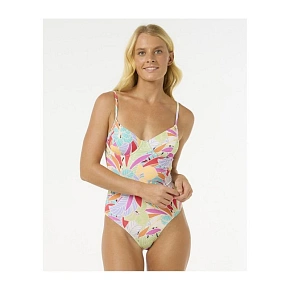 Jednodílné plavky RIP CURL Cala Vadella D-Dd One Piece, tyrkysové Jednodílné plavky RIP CURL Cala Vadella D-Dd One Piece, tyrkysové
