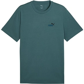 Pánské tričko Puma Ess 2 Color Small No. 1 Logo Tee, zelené, 684717 90