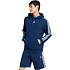 Pánská mikina adidas Essentials 3-Stripes French Terry Hoodie, tmavě modrá, KY4203