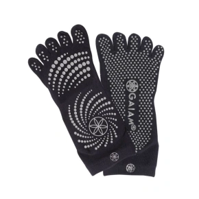 Gaiam protiskluzové ponožky černé S/M 52223