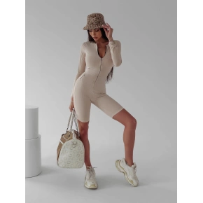 Dámský overal 277789 béžový - Ola Voga Dámský overal 277789 béžový - Ola Voga