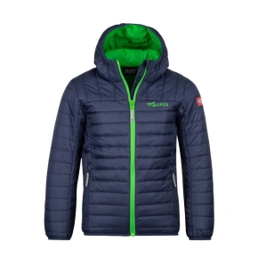 Trollkids Kids Eikefjord Jacket navy/bright green (463-100) ultralehká dětská přechodná bunda pro chlapce/dívky Trollkids Kids Eikefjord Jacket navy/bright green (463-100) ultralehká dětská přechodná bunda pro chlapce/dívky