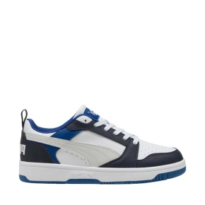 Dětské boty Puma Rebound V6 Lo Mid white and blue 393833 28