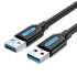 Kabel USB-A na USB-A Vention 0,5 m černý